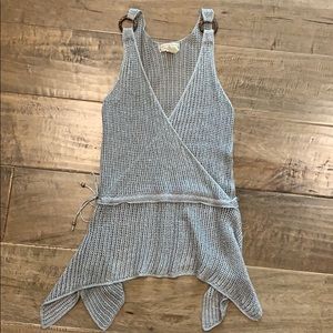 Beautiful Silver Sleeveless Top